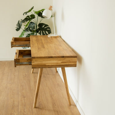 NordicStory Sustainable oak solid wood desk table