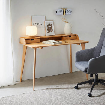 Ana solid wood desk in sustainable oak Roble.Store