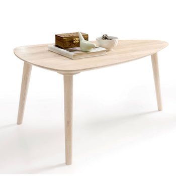 NordicStory "Escandi 2" solid oak stacking coffee tables 70 x 50 x 36 cm / 73.8 x 70 x 45 cm / 90 x 60 x 46 cm.