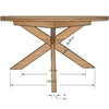 NordicStory Holger round extendable dining table in solid oak