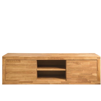  NordicStory TV stand in solid oak wood
