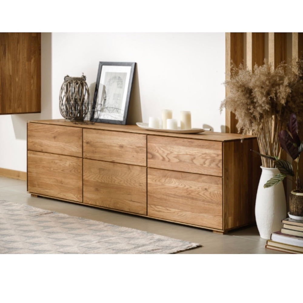 NordicStory TV stand in solid oak wood 