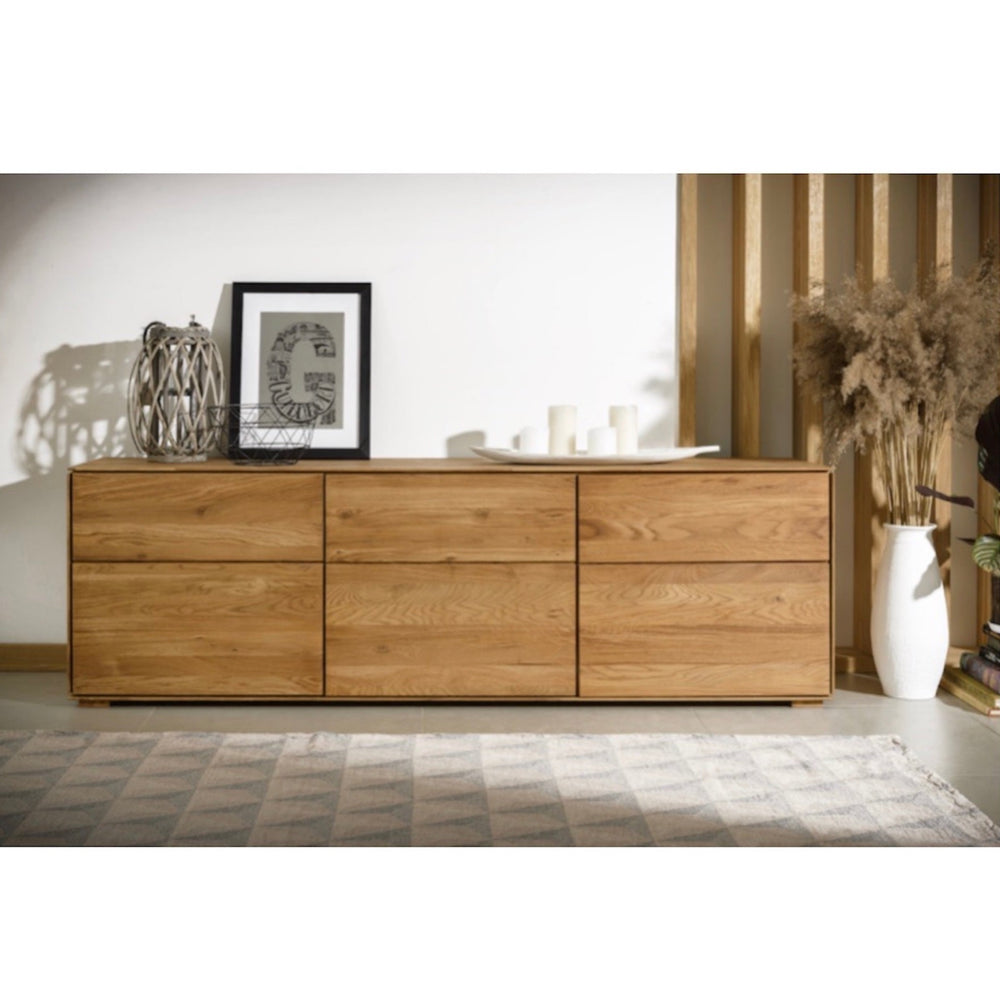 NordicStory TV stand in solid oak wood 