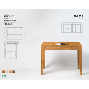 NordicStory Solid oak desk Axel I