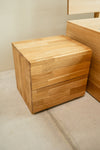 NordicStory Nordic oak solid wood nightstand 