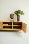  NordicStory TV stand in sustainable solid oak wood