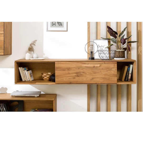 NordicStory Solid oak floating closet