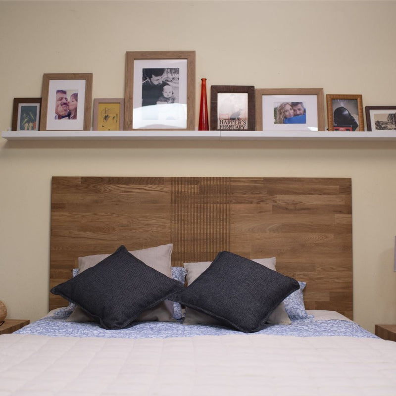  NordicStory Headboard in solid oak wood