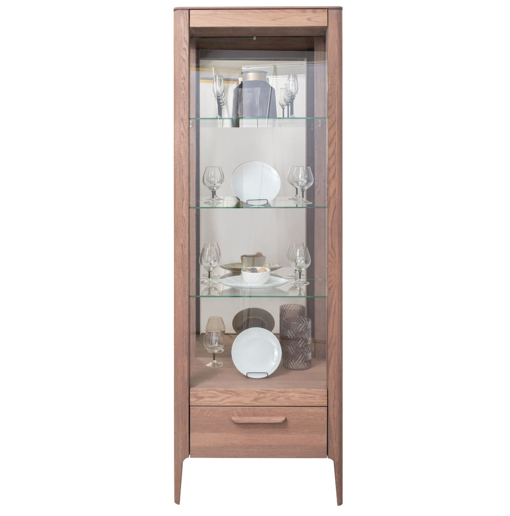 NordicStory Sustainable oak solid wood display cabinet