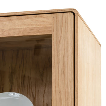 NordicStory Solid oak display cabinet Tokio 11C1