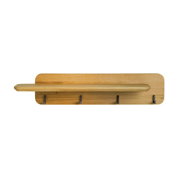 NordicStory "Geneva" solid oak coat rack, 85 x 22.5 x 180 cm.