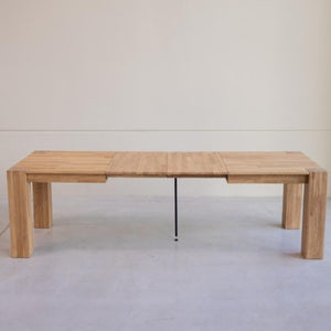 NordicStory Set of solid wood table Ontario and 6 chairs Provance Oak.