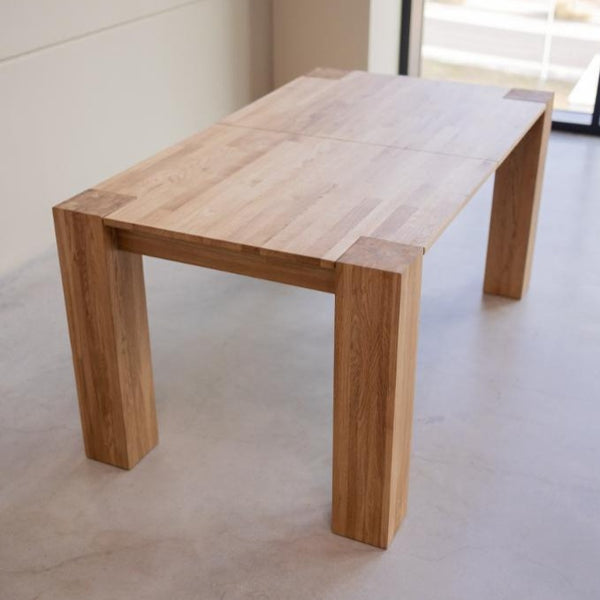 NordicStory Set of solid wood table Ontario and 6 chairs Provance Oak.