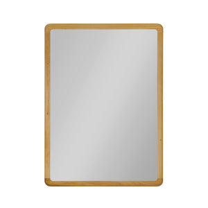 NordicStory Geneva oak solid wood mirror, 110 x 2.5 x 80 cm.