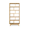 NordicStory Geneva 2 solid oak bookcase, 130 x 45 x 180 cm.