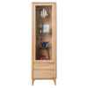 NordicStory Oxford solid oak wood display cabinet 1