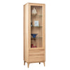 NordicStory Oxford solid oak wood display cabinet 1