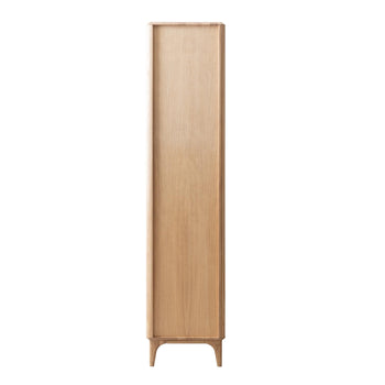 NordicStory Oxford solid oak wood display cabinet 2
