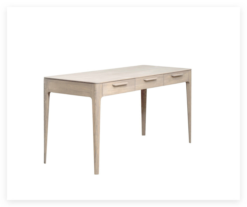 NordicStory Solid oak desk "Atlanta 3" 158,4 x 60 x 76 cm.