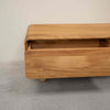 NordicStory Geneva oak solid wood sideboard, 120 x 45 x 36,5 cm.