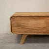 NordicStory Geneva oak solid wood sideboard, 120 x 45 x 36,5 cm.