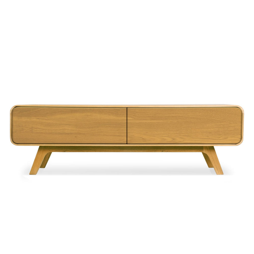 NordicStory Geneva oak solid wood sideboard, 120 x 45 x 36,5 cm.