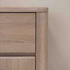 Elsa 2 solid oak dresser chest of drawers, 102 x 44 x 79 cm | NordicStory