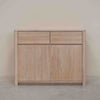 NordicStory Sideboard Chest of drawers made of solid oak wood