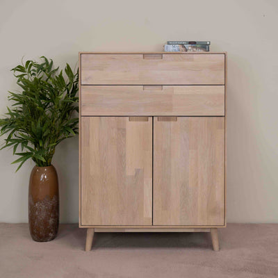 NordicStory Sinfonier Chest of drawers in solid oak Escandi 2 Oak.