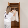 NordicStory Cabinet with 2 doors in solid oak Geneva, 60 x 45 x 200 cm.