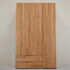 NordicStory Tron solid oak closet for clothes, 135 x 55 x 220 cm.