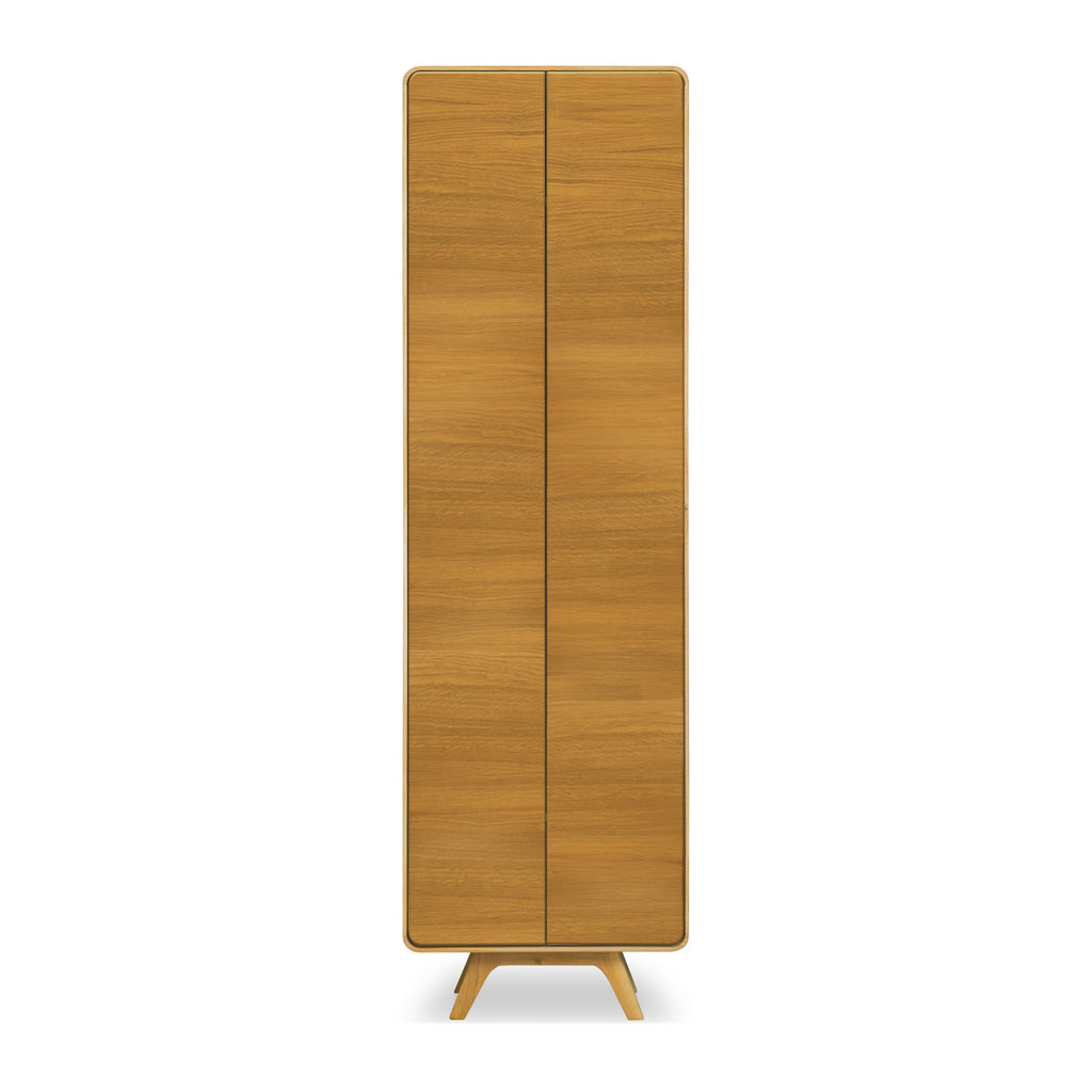 NordicStory Cabinet with 2 doors in solid oak Geneva, 60 x 45 x 200 cm.