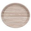 ordicStory Decorative tray oval oak solid wood tray