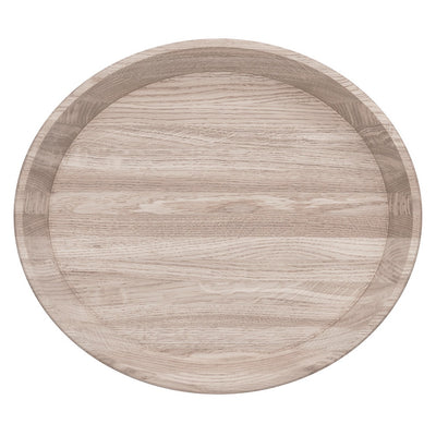 ordicStory Decorative tray oval oak solid wood tray