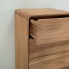 NordicStory Geneva 1 solid oak chest of drawers, 50 x 42 x 126 cm.
