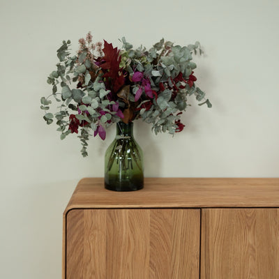 NordicStory Geneva 2 solid oak sideboard, 134 x 45 x 86 cm.
