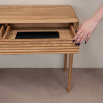 Solid oak dressing table Oxford OakStore RobleStore NordicStory