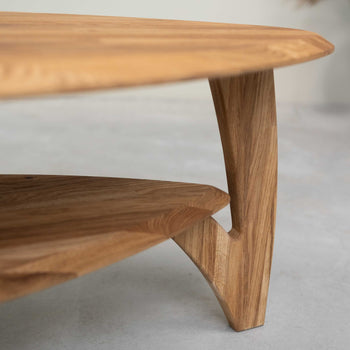 Roble.Store Coffee table in solid oak wood