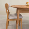 Roble.Store Round extending dining table in solid oak wood 