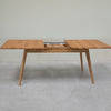 NordicStory Extending dining table in solid oak wood Geneva