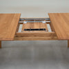 NordicStory Extending dining table in solid oak wood Geneva