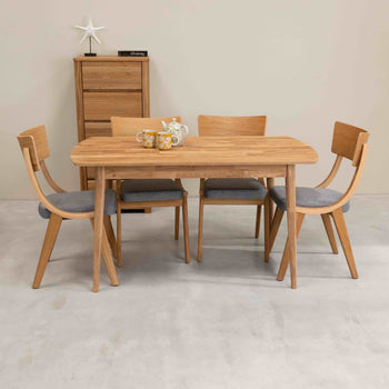 Roble.Store Rectangular dining table in solid oak wood 