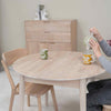 NordicStory Round extendable dining table in solid oak Escandi 3 Roble.Store