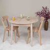 NordicStory Round extendable dining table in solid oak Escandi 3 Roble.Store