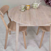 NordicStory Round extendable dining table in solid oak Escandi 3 Roble.Store
