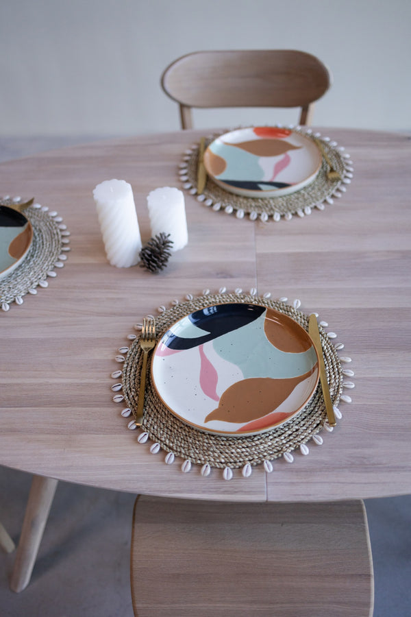 NordicStory Carmen extending dining table in solid oak wood