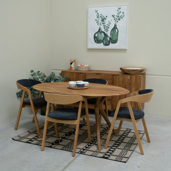 NordicStory Extending dining table in solid oak Carmen Roble.Store