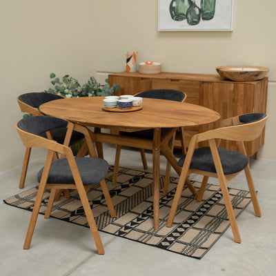 NordicStory Extending dining table in solid oak Carmen Roble.Store