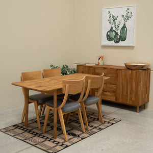 NordicStory Extending dining table in solid oak wood France Roble.Store