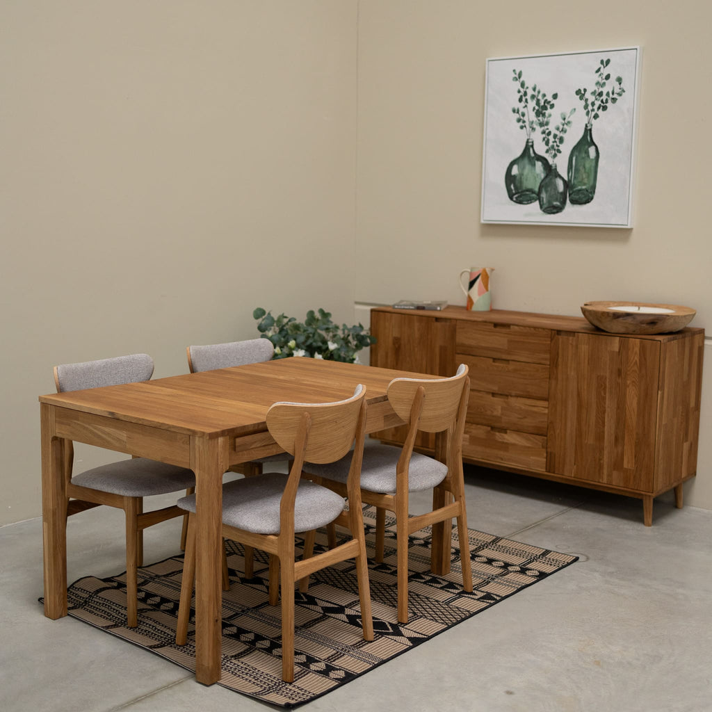 NordicStory Extending dining table in solid oak "Marsi" Roble.Store